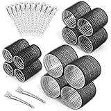 lockenwickler über nacht Lockenwickler selbsthaftend 24-teiliges Set mit 12 hitzebeständigen...