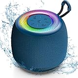 Tisco Mini Tragbare Bluetooth Lautsprecher- 24h Spielzeit, Bluetooth 5.3 Kleine Musikbox,...