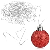 com-four® 150x Haken für Weihnachtsbaumschmuck - Schnellaufhänger Doppelhaken für...