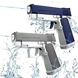 Wasserpistole Kinder 2 Stück Wasserpistolen Klein Wasserspritzpistole Reichweite 10 Meter Water Gun...