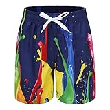 Lollisy Jungen-Badehose, schnelltrocknend, Badeshorts für Kinder, Jungen, Boardshorts, Strand,...