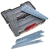 Bosch Professional 15tlg. Säbelsägeblatt Wood and Metal Set (für Holz und Metall, Toughbox,...