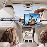 TRYONE Tablet Halterung Auto Kopfstütze - [46cm Langarm] [3 in 1 Ausziehbare] KFZ Tablethalterungen...