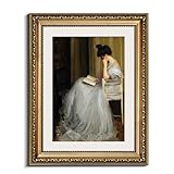 HUARCEY Vintage Wandbilder Wohnzimmer, Wanddeko mit Figurenmotiven Leinwand Bilder Wandbilder für...