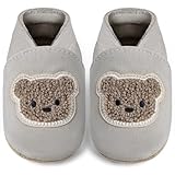 IceUnicorn Baby Lauflernschuhe Krabbelschuhe Baby Mädchen Jungen Lederpuschen Weicher Leder...