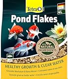 Tetra Pond Flakes - Fischfutter-Flocken für kleinere und junge Teichfische, für eine...