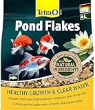 Tetra Pond Flakes - Fischfutter-Flocken für kleinere und junge Teichfische, für eine...