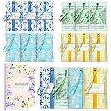 SCENTORINI Duftsäckchen, 16 Stück, Baumwolle, Leinen, Eukalyptus Salbei, Vanille Duftsachets für...