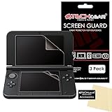 TECHGEAR [3 Stück Displayschutz für Nintendo 3DS XL 2014 - Ultra Klare Schutzfolie für Nintendo...