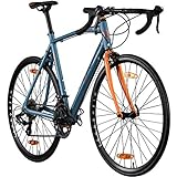 Galano Rennrad 700c Vuelta STI 4 Rahmengrößen 2 Farben 28 Zoll (Azur, 56 cm)