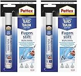 Sista Pattex Perfektes Bad Fugenstift, Fugenweiß zur einfachen und präzisen Anwendung, Marker mit...