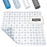 HITSLAM Duschmatte rutschfest, Antirutschmatte für die Dusche 53x53cm, Badewannenmatte mit...