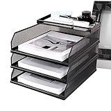 Nevalerra Schreibtisch-Aktenhalter – Papier-Organizer, Briefablage, mehrstöckiger...
