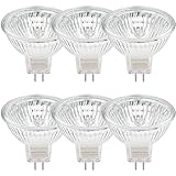 EKSAVE MR16 Halogen Reflektor Leuchtmittel 12V 20W Halogenlampen GU5.3 Dimmbar Warmweiß 2700K（6...