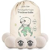 Luana Rose Trocknerbälle für Wäschetrockner -100% Schafwolle, Öko-Freundlicher Weichspüler,...