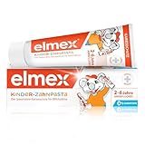 elmex Kinderzahnpasta 2-6 Jahre 50 ml – kindgerechte Zahnreinigung für hochwirksamen Kariesschutz...