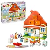 LEGO DUPLO Bluey: Blueys Familienhaus mit Memory-Spiel - Lernspielzeug für Kleinkinder - Inkl. 3...