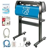 VEVOR 28 Inch Vinyl Schneideplotter Vinyl Cutter Plotter 720 mm Slogan Cutting Plotter Desktop...
