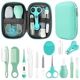 WXA Baby-Pflegeset, Sicherheitspflege-Set für Kleinkinder mit Haarbürste, Kamm, Nagelknipser,...