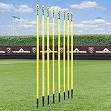 FORZA Slalomstangen – 1,5m oder1,8m sprunghafte Agilität Stangen entweder als 8er-Set oder...