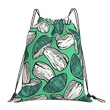 Hipster Rucksack Steinpilze für Veganer Daypack Verstellbar Gym Sack für Reisen Urlaub Sport...