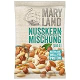 Maryland Nusskernmischung 200g Beutel - Nuss Mischung aus Mandeln blanchiert, Cashewkernen,...