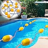 Yard Pool Lane Lines 23 Meter 25 m 50 m, Schwimmbad-Trennseil, schwimmendes Pool-Sicherheitsseil,...