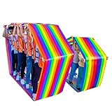 WJFLUCK 2 PCS Teamwork-Sportspiel-Laufmatte, Outdoor-Aktivitätsspiel für Erwachsene und...