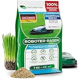 Mähroboter Rasensamen schnellkeimend 1kg TEST SEHR GUT - Roboter Grassamen Made in Germany - Für...