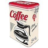 Nostalgic-Art Retro Kaffeedose, 1,3 l, Strong Coffee Served Here – Geschenk-Idee für Diner-Fans,...