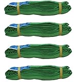 4x Rundschlinge 2000 kg 2 to grün 2 m Umfang Hebeband Hebeschlinge Kran Hebegurt