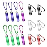flintronic 14 Stück Mini LED Taschenlampe, LED Schlüsselanhänger Kinder Taschenlampe, Aluminium...