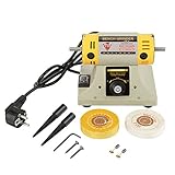 Poliermaschine Set 220 V 350 Watt Elektrische Schleifmaschine Poliermaschine für Schmuck Dental...