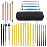 Viesap Modellierwerkzeug, 33Stück Polymer Clay Tools, Pottery Tools, töpferei Set,...