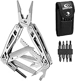 Mossy Oak Multifunktionszange,21 in 1 Multi-Tool Multifunktion mit Zange Klappmesser, Faltbares...