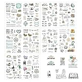 LacyMC Sticker Hochzeit Gästebuch(213 Aufkleber),Perfektes Sticker Set für Fotoalbum...