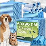 KRUMAD Trainingspads für Hunde, 50 Stück, 6-Schichten, PIPI Matten für Hunde, Trainingsmatte für...