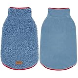 cyeollo Sherpa Weste Hundemantel Fleece Wendemantel Wintermantel Warme Dicke Hundebekleidung Warme...