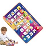 Lern-Tablet,Lernspielzeug mit Musik,Buchstaben-Lern-Tablet Spielzeug - Für Kindergarten Mädchen...