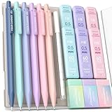 Four Candies 0.5 mm Druckbleistift Set, 6PCS Niedliche Druckbleistifte mit 360PCS Minen, 3PCS...