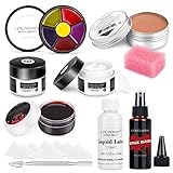 SFX Makeup Kit Halloween schminke set, kunstblut Blut Spray, flüssiglatex, latexmilch, Narben...