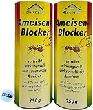 2X 250g Ameisen-Pulver, Ameisenmittel, Pulver gegen Ameisen, Streu- & Gießmittel, Ideal für Außen...