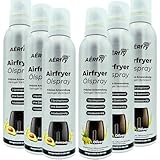 AÉRfryPRO Airfryer Öl Spray, Avocado- & Olivenöl Spray für Heißluftfritteuse, Ohne Treibgase,...