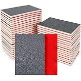 24 Stück Schleifschwämme Set, 80-3000 Körnung Nass-Trocken-Schleifpapier, Flexibler...