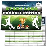 BOYATONG Stadt Land Fussball Spiele, Coole Sachen Fussball Geschenke Jungen 9 10 11 12 13 14 Jahre,...