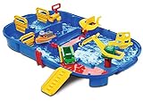 AquaPlay - LockBox - Wasserbahn als Transportkoffer mit 27 Teilen, Spieleset inklusive 1 Hippo...