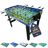 Best Sporting Tischkicker Kinder & Erwachsene 10 in 1 Set I Multigame-Spieltisch I Air-Hockey...