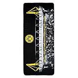 Borussia Dortmund Unisex bvb microvezel handdoek Handtuch, Baumwolle , Schwarz/Gelb, 75x180cm EU