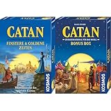 KOSMOS CATAN Duell Erweiterungsset: Bundle aus Erweiterung Finstere & Golende Zeiten + Bonus-Box,...