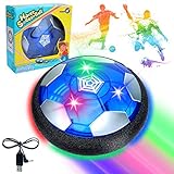 Sinwind Air Power Fußball, Spielzeug für Kinder, Ball mit LED-Licht, Hover Soccer Ball,...